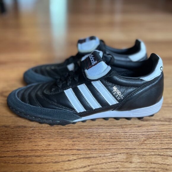 adidas gazelle silver green womens adidas Mundial Team Turf Soccer Shoes Black/White / 9 main image 0